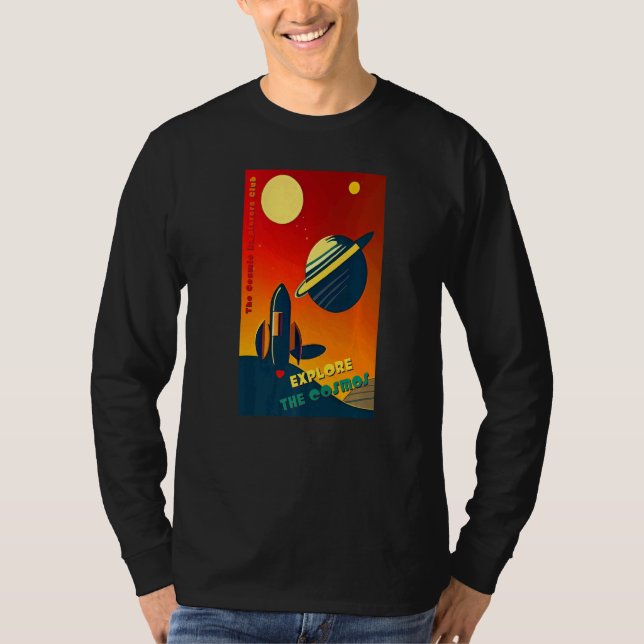 Camiseta The Cosmic Explorers Club Explore The Cosmos (#09) (Frente)