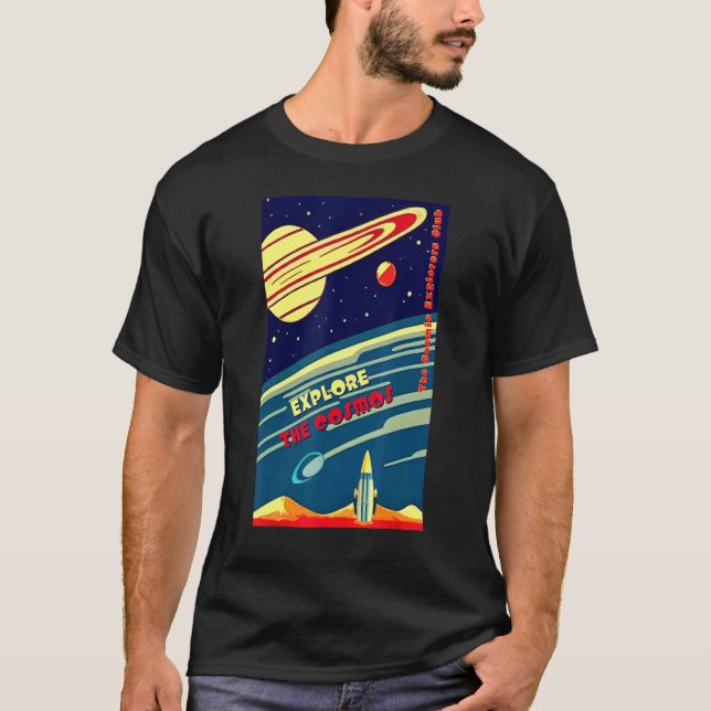 Camiseta The Cosmic Explorers Club Explore The Cosmos (#10) (Frente)
