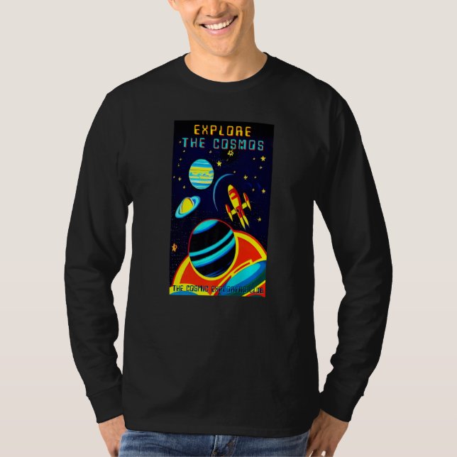 Camiseta The Cosmic Explorers Club Explore The Cosmos (#14) (Frente)