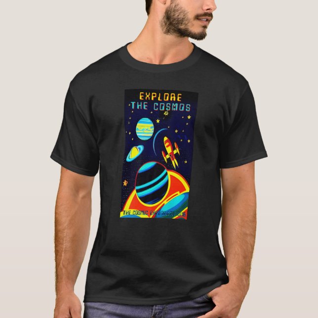 Camiseta The Cosmic Explorers Club Explore The Cosmos (#14) (Frente)