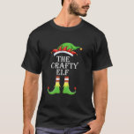 Camiseta The Crafty Elf Family Mating Group Christmas Xma<br><div class="desc">The Crafty Elf Family Matching Group Natal Xmas</div>