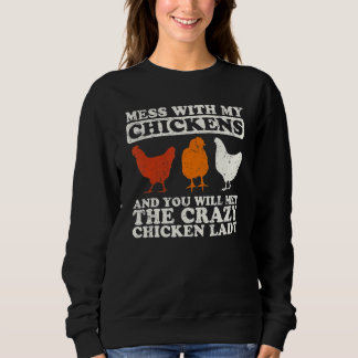 Camiseta The Crazy Chicken Lady Farming & Tractor