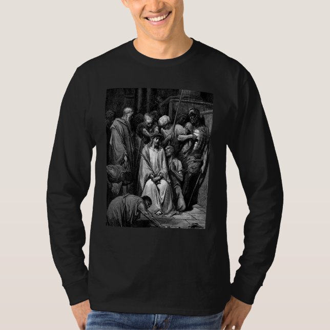 Camiseta The Crown of Thorns Gustave Dore Biblical Art (Frente)