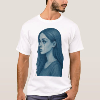 Camiseta The crying blue beauty