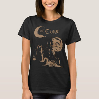 Camiseta The Cure Cat Moon 90S Alt Indie Rock Band For Men