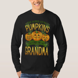 Camiseta The Cutest Little Pumpkins Call Me Grandma Hallowe