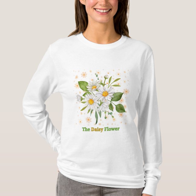 Camiseta The daisy flower (Frente)