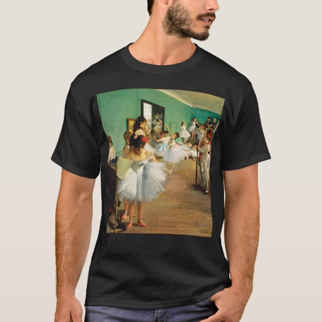 Camiseta The Dance Class (1874), por Edgar Degas (Frente)