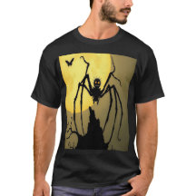 The Dark Spider Under the Full Moon