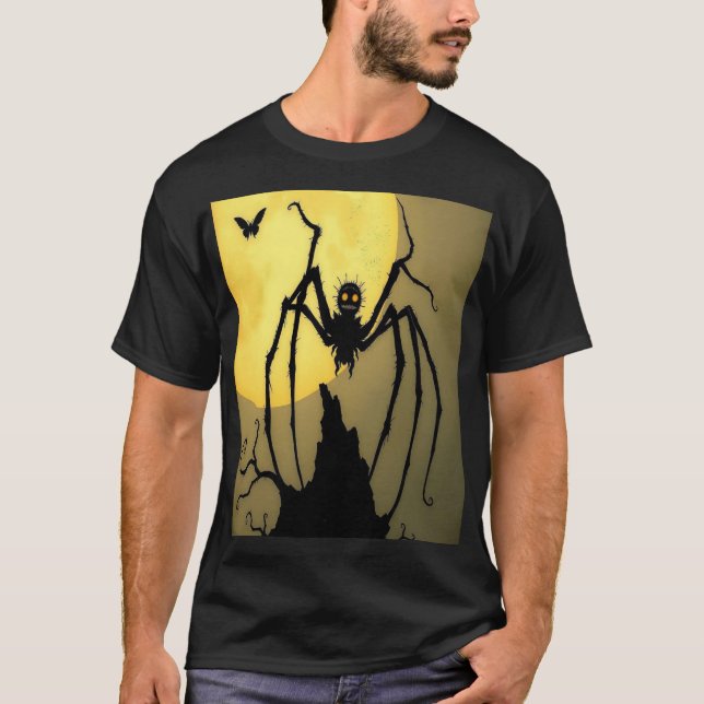 Camiseta The Dark Spider Under the Full Moon (Frente)