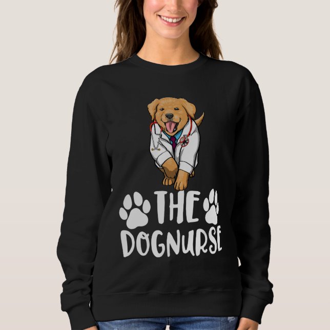 Camiseta The Dog Nurse Labrador  Women Love Doggy Doctor 1 (Frente)