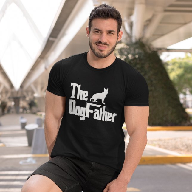 Camiseta The Dogfather German Shepherd Funny (Criador carregado)