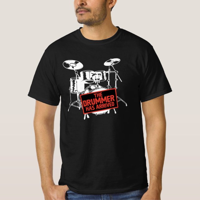Camiseta The Drummer Has Arrived (Frente)
