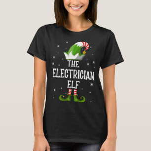 Camiseta The Electrician Elf Family Matching Christmas