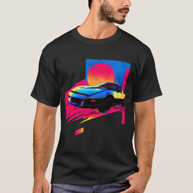 Camiseta the fictional car from the 1980s (Frente)