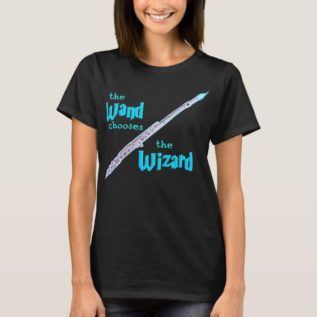 Camiseta The Flute Chooses The Wizard (Frente)