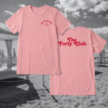 The Forty Club Pink Oversize 40th Birthday Party 