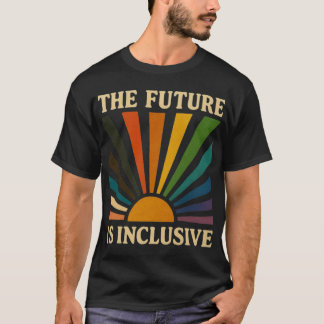 Camiseta The Future is Inclusive retro