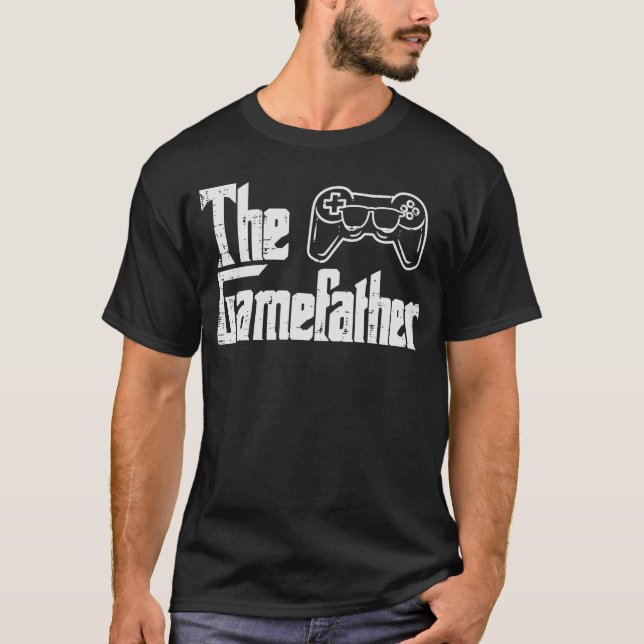 Camiseta The Gamefather Fun Gaming Fathers Day Parody Gamer (Frente)
