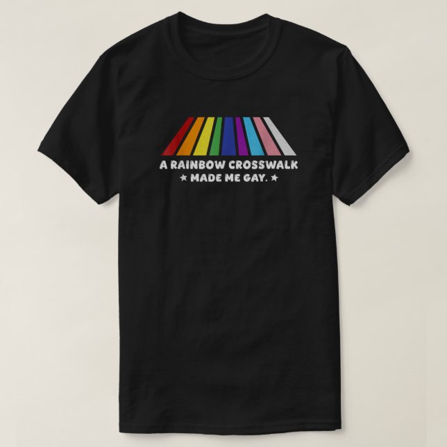 Camiseta The Gay Agenda's Crosswalk Conversion (Frente do Design)