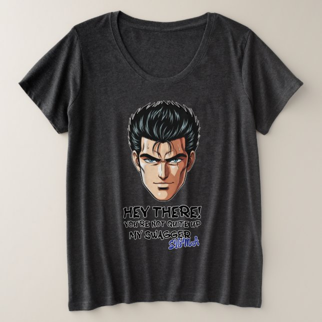 Camiseta The Gigachad's Swagger Saga (Frente do Design)