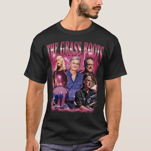 Camiseta The Grass Root - banda de rock americana (Frente)