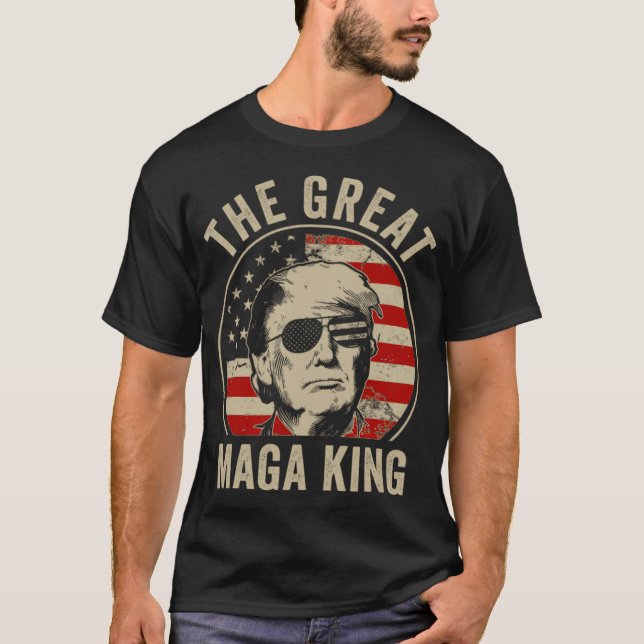 Camiseta The Great Maga King Funny Trump Ultra Maga King (Frente)