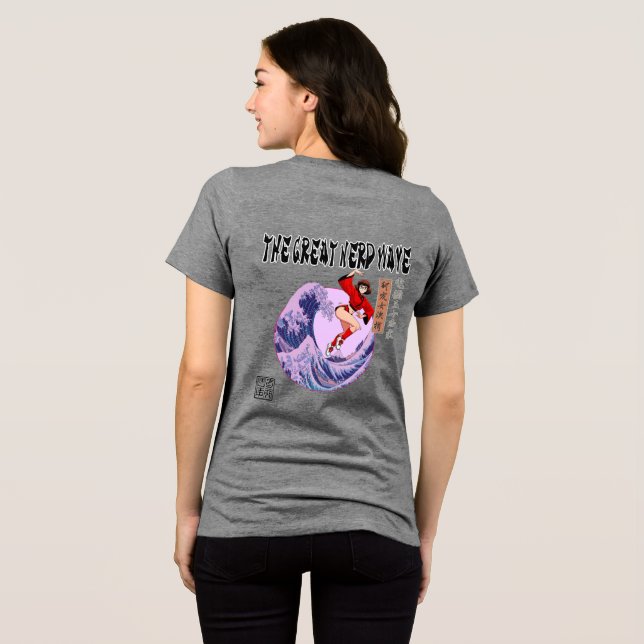 Camiseta The Great Nerd Wave (Verso completo)