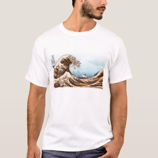 Camiseta The Great Wave of Ramen - Funny Hokusai Ukiyo-e Pa
