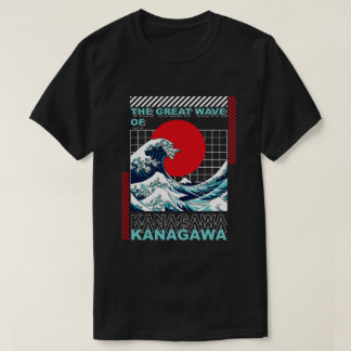 Camiseta The Great Wave off Kanagawa Japanese Retro