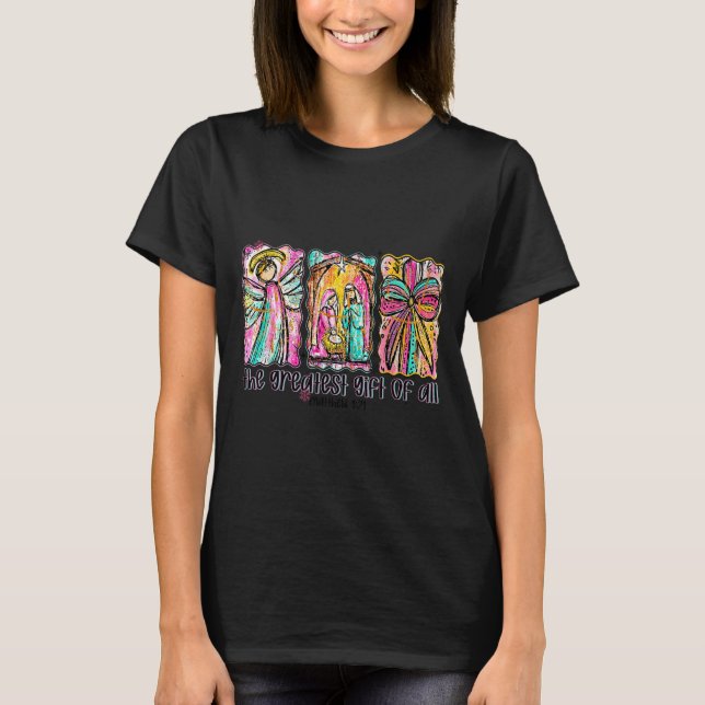 Camiseta The Greatest Gift For All Christmas Nativity Jesus (Frente)