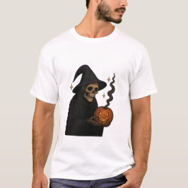 Camiseta "The Grim Reaper's Pumpkin - Halloween Edition