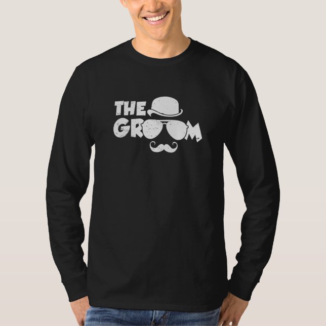 Camiseta The Groom Bachelor Party  Groom Friends Groomsman  (Frente)