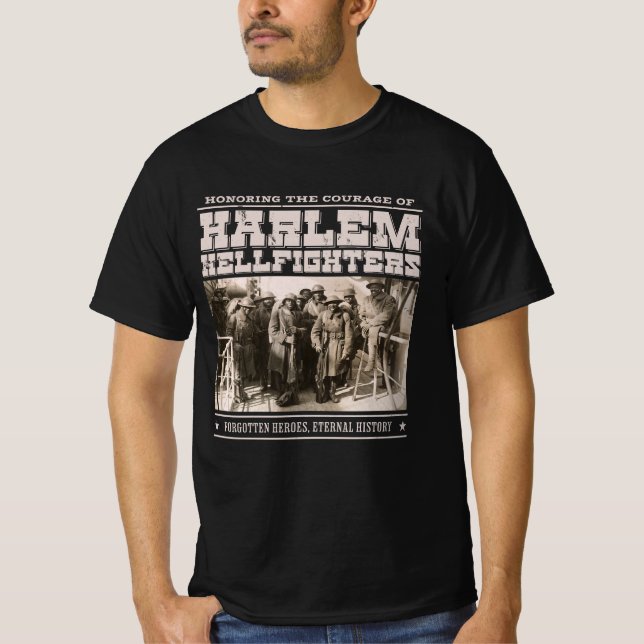 Camiseta The Harlem Hellfighters - WW1 Tribute (Frente)