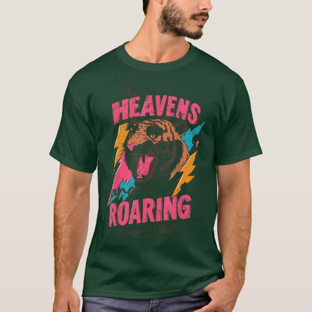 Camiseta The Heavens are Roaring Psalm 191 Christian Faith  (Frente)