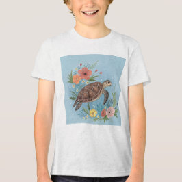 Camiseta The illustration of a sea turtle
