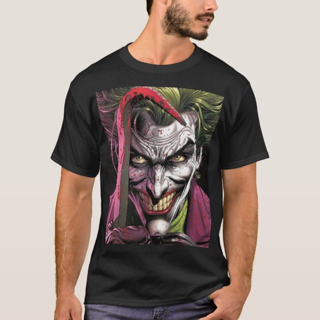 Camiseta  The Joker – Madness Unleashed Comic Art (Frente)