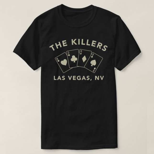 Camiseta The Killers Official Ace Initials OffWhite Premium (Frente do Design)