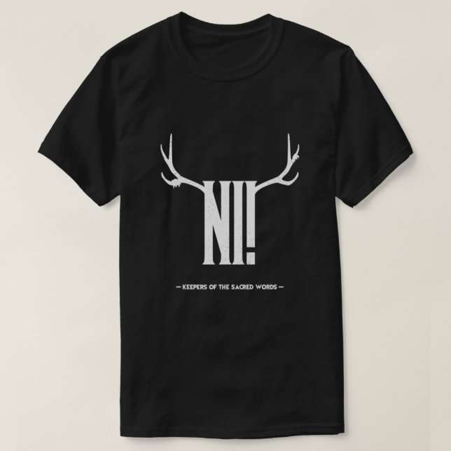 Camiseta The knights who say Ni (Frente do Design)