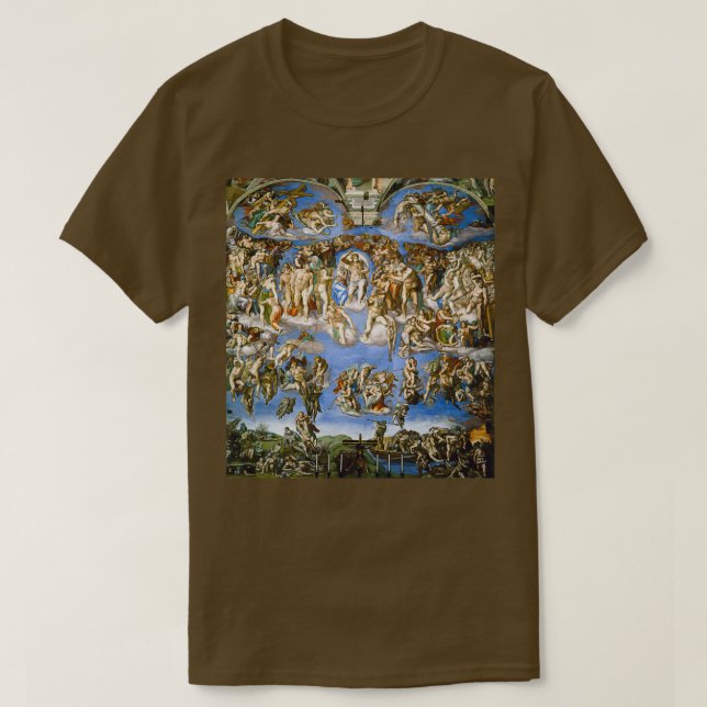 Camiseta The last Judgement Michelangelo (Frente do Design)
