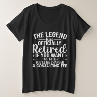 Camiseta The Legend Has Officially Retired Funny Retirement