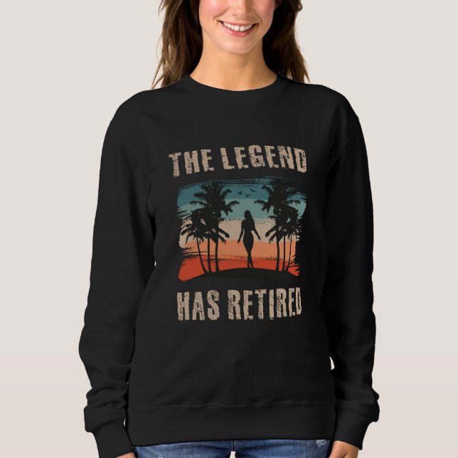 Camiseta The legend has retired, Retirement, Retiree (Frente)