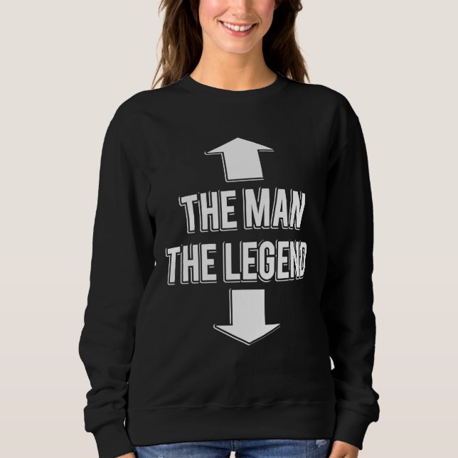 Camiseta The Man Arrrow Face The Legend Arrow Crotch (Frente)