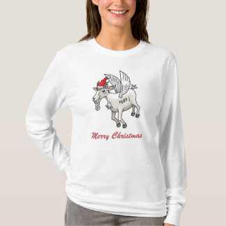 Camiseta The Merry Flying Christmas Goat