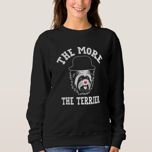 Camiseta The More the Terrier Yorkshire Terrier Humor Yorki (Frente)