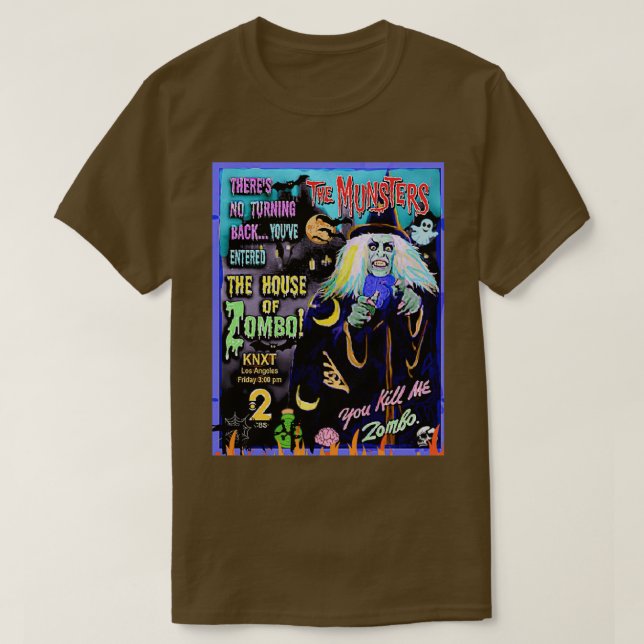 CAMISETA THE MUNSTERS ZOMBO  (Frente do Design)