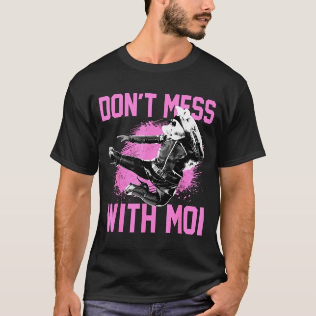 Camiseta The Muppets Miss Ggy Don't Mess With Moi Small  (Frente)