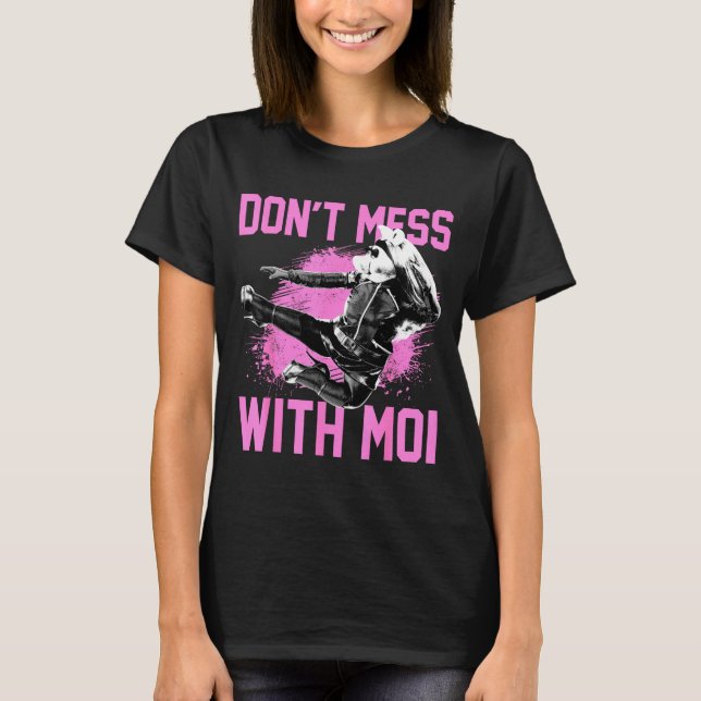 Camiseta The Muppets Miss Ggy Don't Mess With Moi Small  (Frente)
