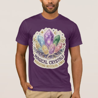Camiseta The Mystic Prism | Enchanted Crystal Cluster Graph