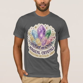 Camiseta The Mystic Prism | Enchanted Crystal Cluster Graph